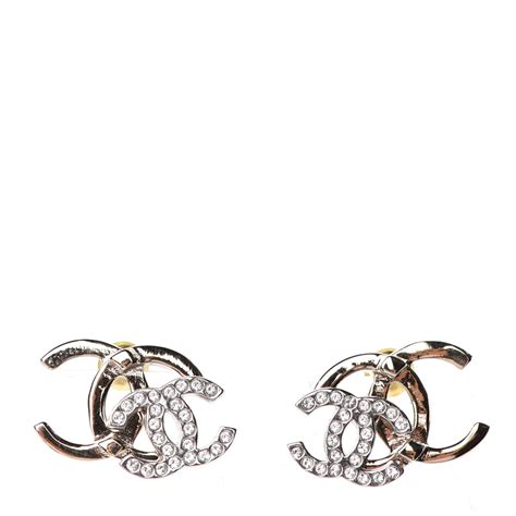 chanel double cc earrings|authentic Chanel double c earrings.